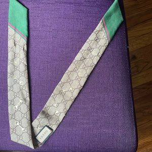 Authentic Gucci head or neck scarf